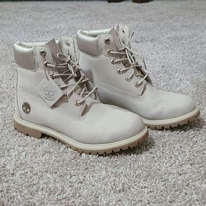 Light Grey Timberland Boots
